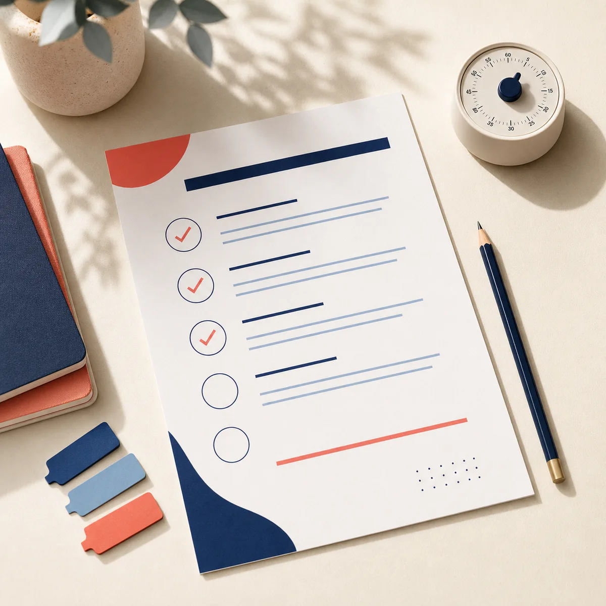 Editorial checklist for reviewing a mission statement for clarity, specificity, action, and proof
